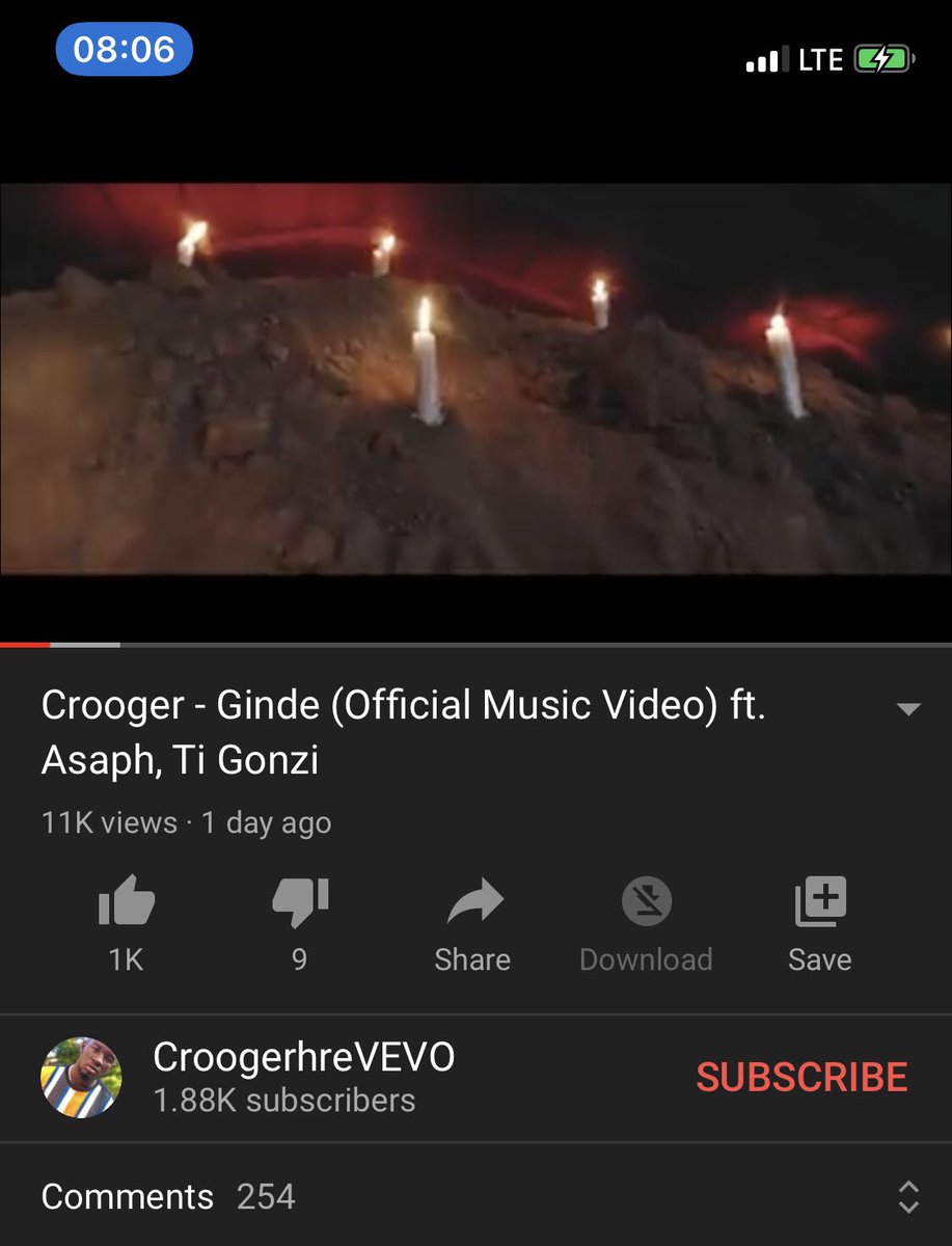 Over 10K views, 1K likes 9 dislikes and 254 comments all in 24 hrs l really appreciate the love and support guys 🙏🏾🇿🇼. Hip Hop in Zim is taking off 🚀