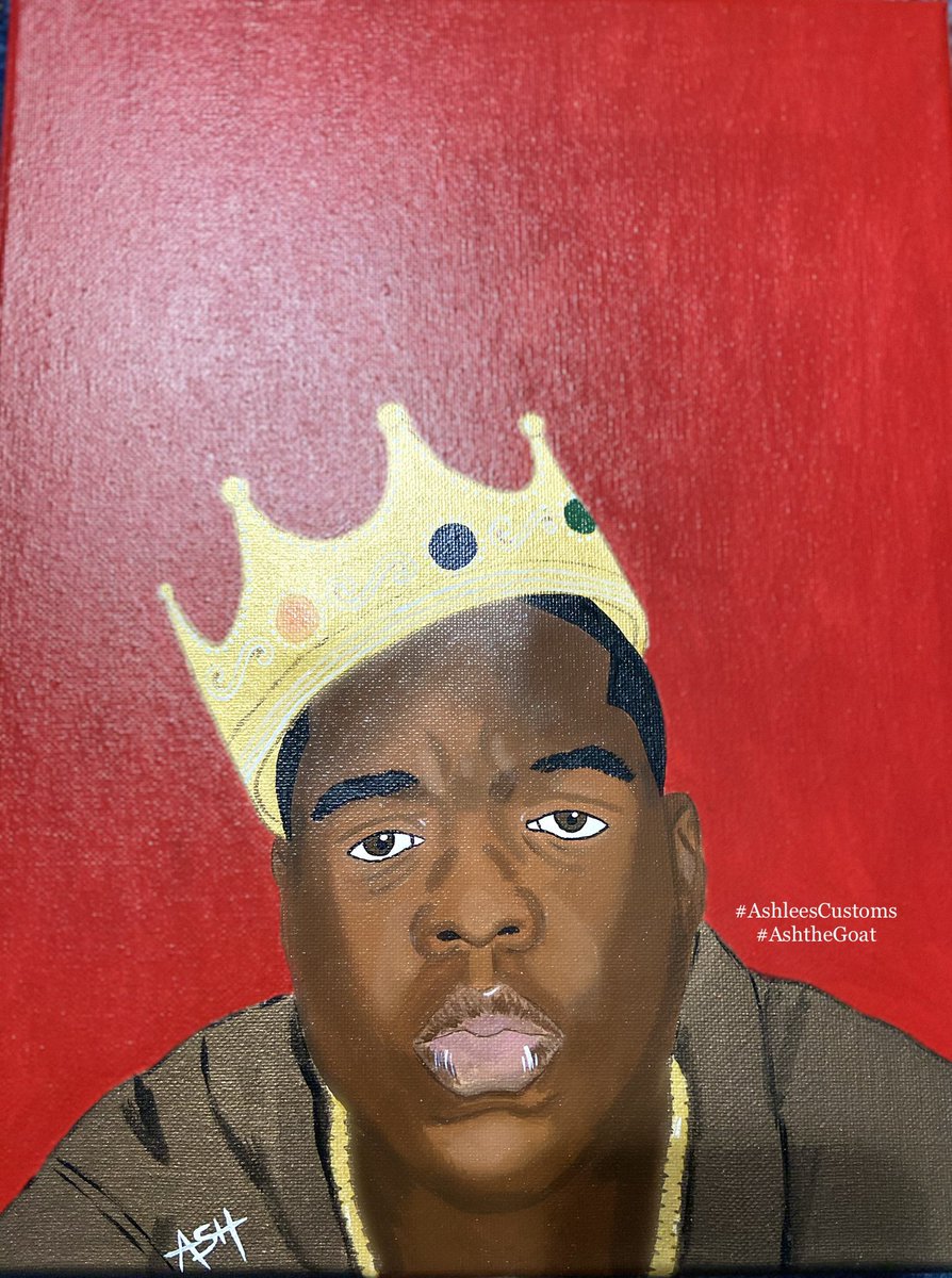AshtheGoat1_'s tweet photo. Finally going over to faces. It took me a min but better late than never. #Biggie #AshleesCustoms #AshtheGoat https://t.co/wgopcSjOhZ
