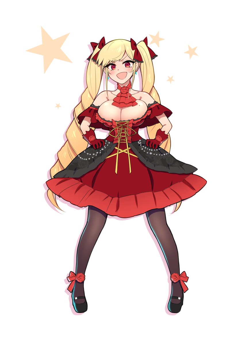 新キャラお嬢様作った。名前はクランベリーちゃん 