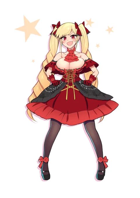新キャラお嬢様作った。名前はクランベリーちゃん 