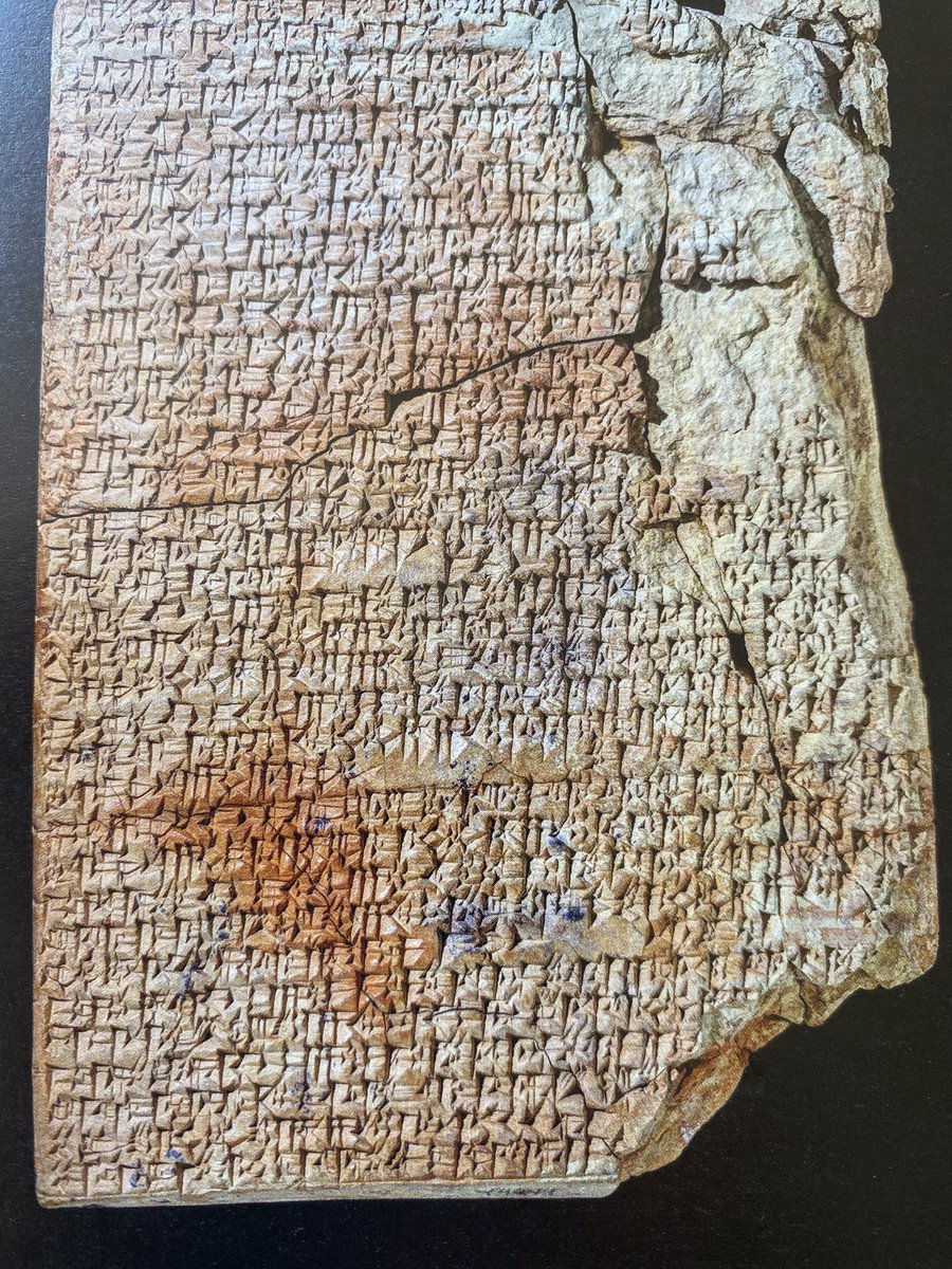 I blame lockdown but for some reason decided to cook Babylonian meal from the recipe tablet on the right; at 1750 BCE are the oldest recipes existing. Seemed to go down OK "Best Mesopotamian meal I have eaten". A thread 1/6