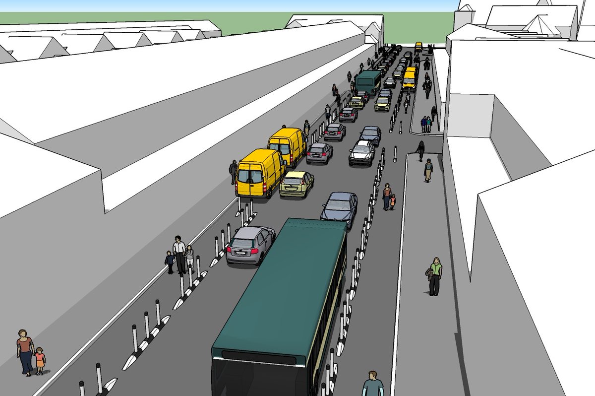 cardiffcouncil's tweet photo. Wellfield Rd will be closed to traffic today (28/6) to carry out works to install trees&amp;additional temporary barriers to help local businesses trade. Works are part of a pilot to create safer spaces for the public in neighbourhood shopping areas.Customer parking on nearby streets https://t.co/EEqe4mTPiL