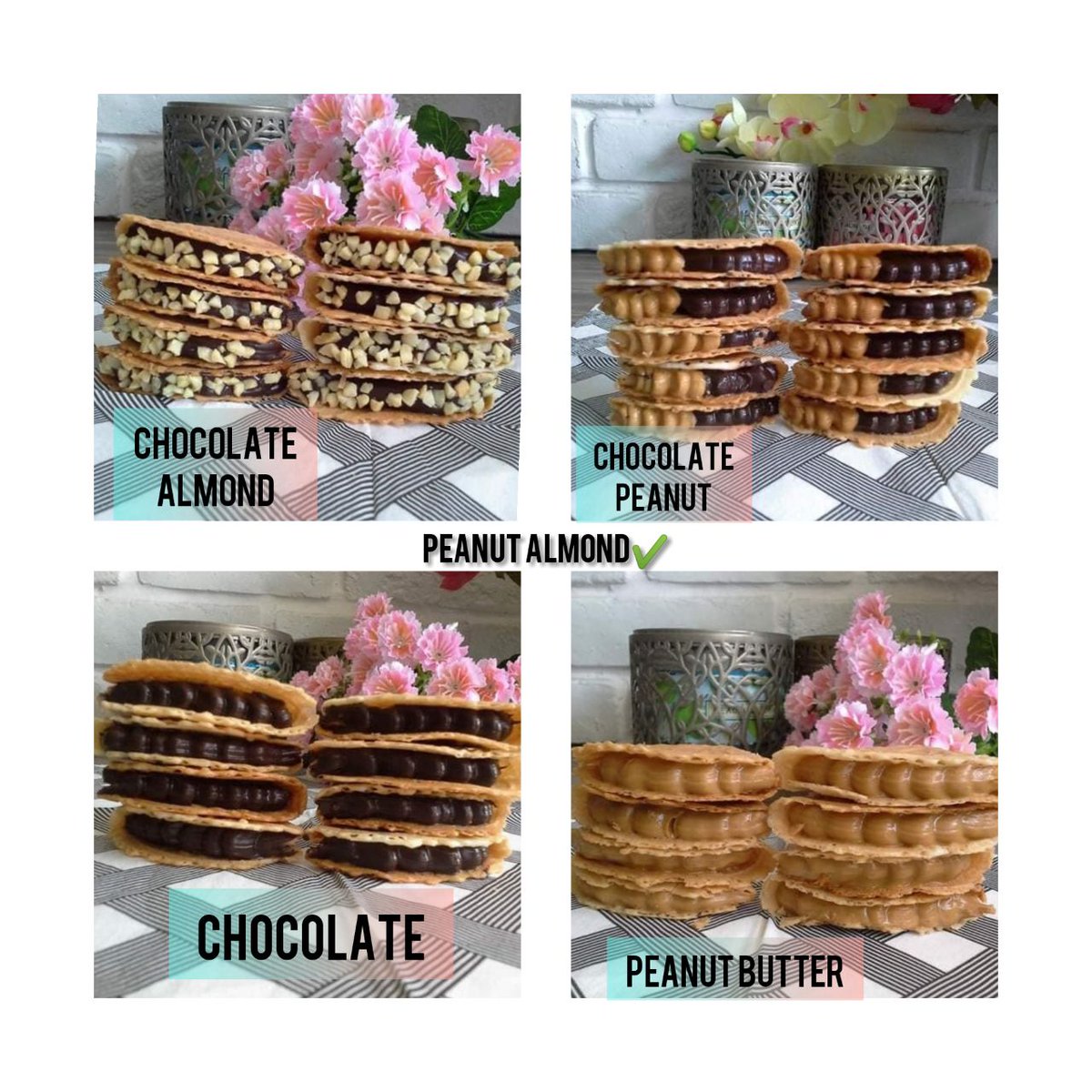 Secret Kapit Crispy mempunyai 48pcs - 50pcs dalam satu balangMempunyai 5 jenis perisa iaitu : -- Chocolate - Peanut - Chocolate Almond- Peanut Almond- Chocolate Peanut