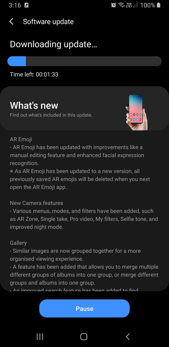 Gunasamss_YT's tweet photo. Samsung Galaxy Note 9 Has A New Update !!
Info:
Android Version: 10.0 Q
One Ui Version: 2
Security Patch Level: 1 June 2020
Update Size: 1.2GB
==
#Samsung #SamsungGalaxyNote9 #SamsungUpdates #SamsungUpdate #SamsungOneUi2 #oneui2 #Android10 #Android10Note9 https://t.co/RGKr5mBdLv
