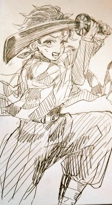 自分を鼓舞するために☀️☀️☀️炭治郎君も練習?? 