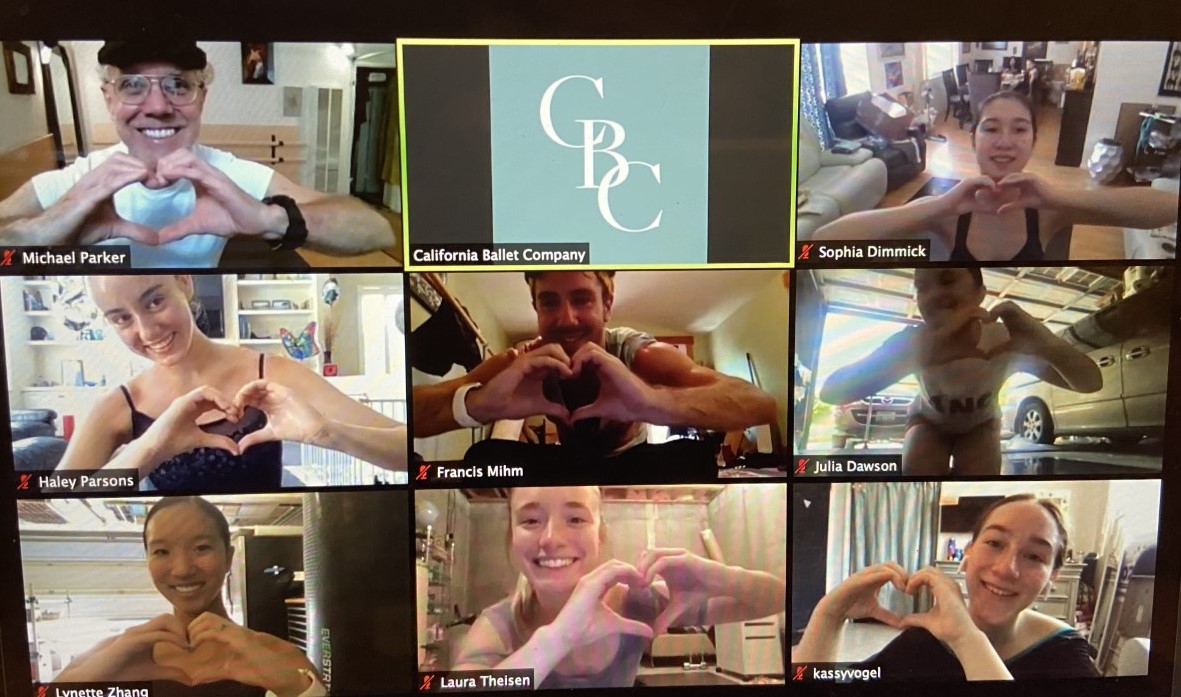 CalBallet's tweet image. @CalBallet -June 28, 2020
Saturday morning ballet class sending "virtual" love.  Instructor Jenny Boo.  Check out our class schedule.
californiaballet.punchpass.com/calendar