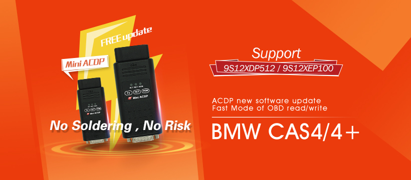 ACDP high speed OBD mode program BMW CAS4/4+