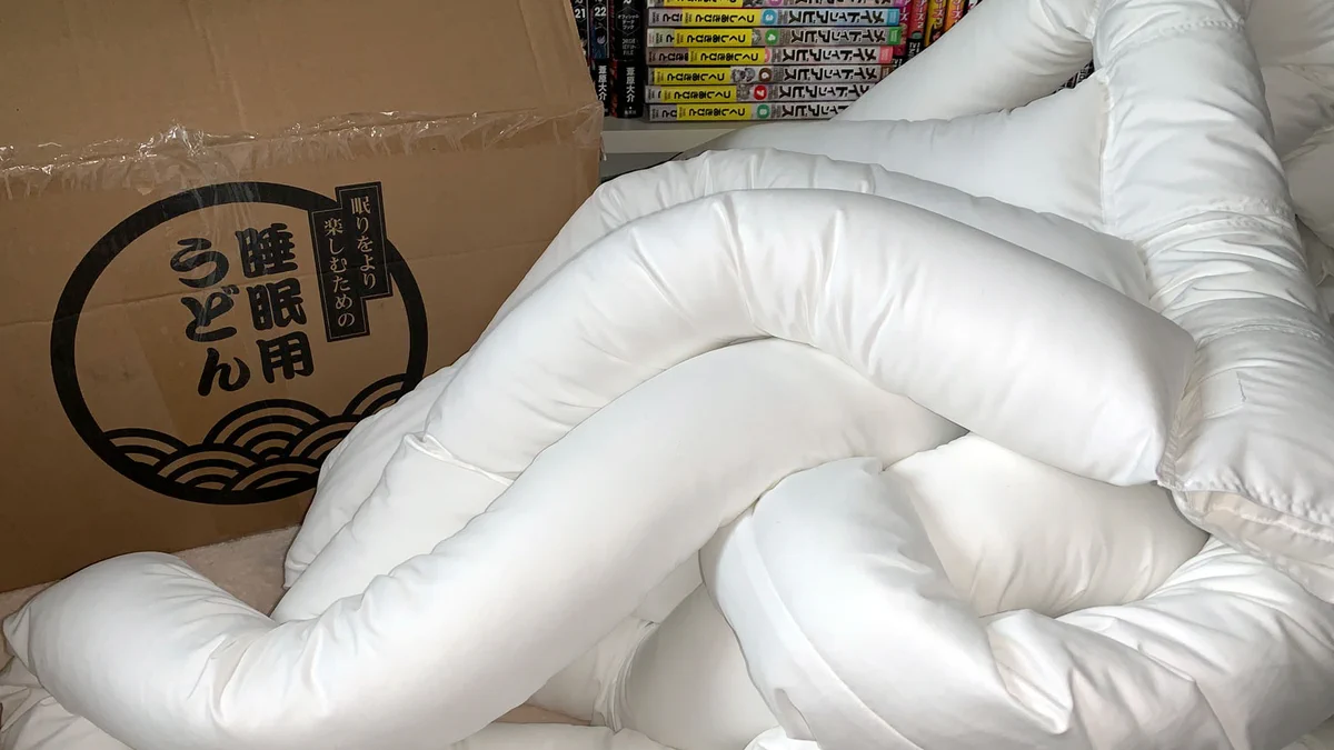 結論から言って寝心地は触手ｗｗ「睡眠用うどん」を限りなく邪な動機で購入してみた。