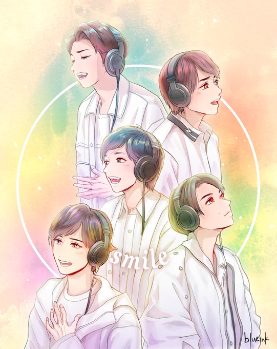 smileを歌う5人が素敵過ぎて…✨ 