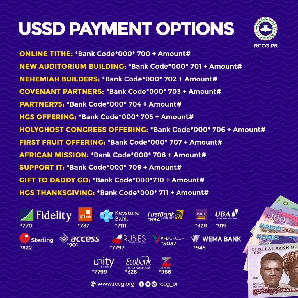 ohtelevision's tweet photo. You may give your offerings and tithes via any of these channels:
- RCCG Special Sunday Service
#LockdownToLeapingUp3 https://t.co/ohiOE4r2Bl