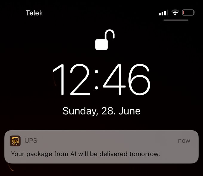 So now I&rsquo;m starting to get packages from AIs, great. https://t.co/GHcd2lh0Ov<a href="/tag/homekit"class="tags"><span>#homekit</span></a><a href="/tag/homebridge"class="tags"><span>#homebridge</span></a><a href="/tag/tvos"class="tags"><span>#tvos</span></a>