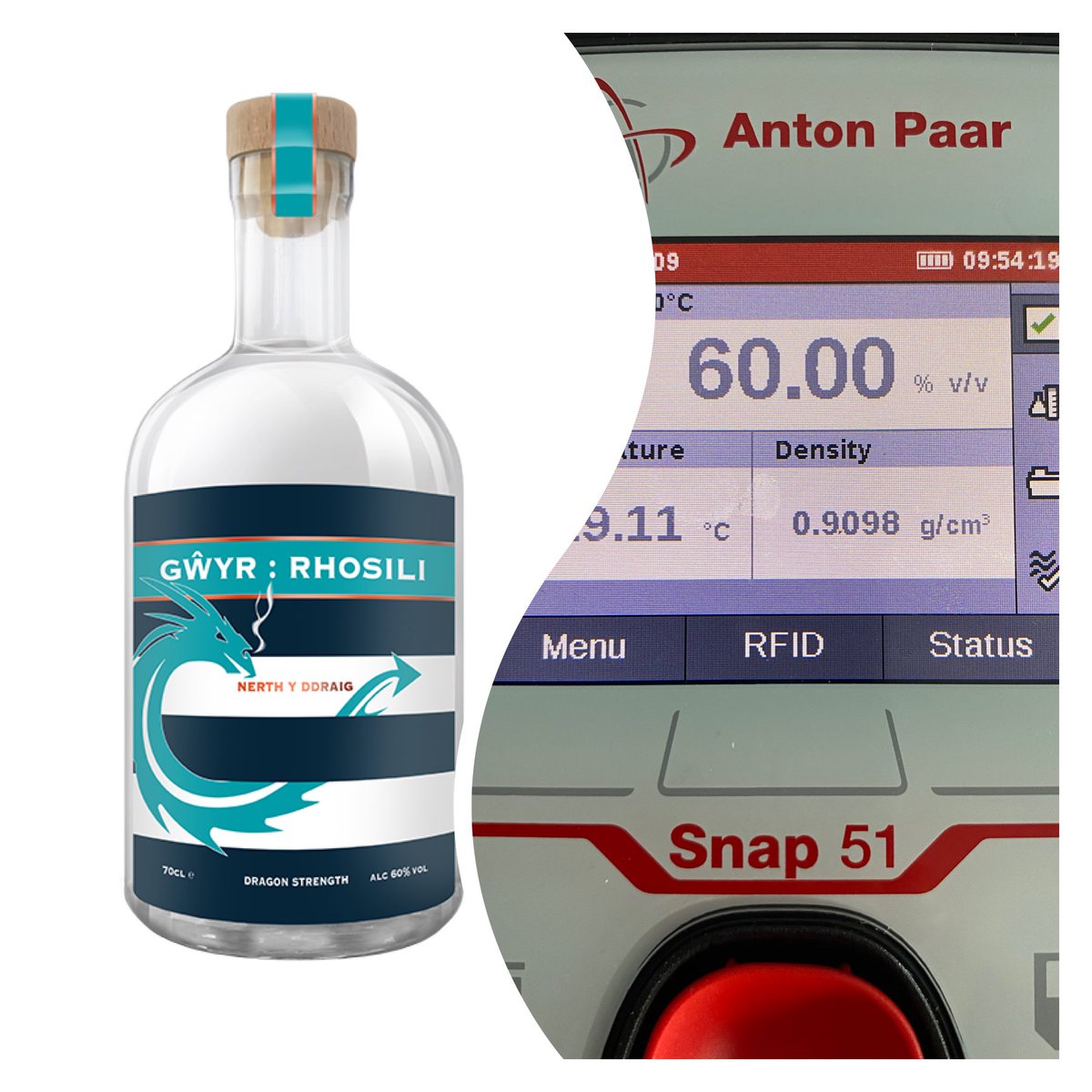 GowerGinCompany's tweet photo. Dragon distilled &amp; cut 🐉 ⠀⠀⠀⠀⠀⠀⠀⠀⠀⠀ ⠀ ⠀⠀⠀⠀���⠀
#nerthyddraig #dragonstrength  #antonpaar #digitalalcoholmeter #gowergin #welshgin #jincymreig https://t.co/i0J3jfweJI