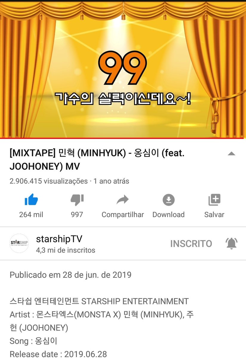 wooaline's tweet photo. Hoje faz 2 anos de estréia da #Mixtape "#옹심이" do #MINHYUK com participação do #JOOHEON
IG 7 MONSTALENTO:
Minhyuk relembrou umas das poses do #mv postando uma foto no Twitter sobre a #FANTASIA que estava usando para o #DancePractice de versão especial de 'Fantasia'
#MONSTA_X https://t.co/CrbIgax076