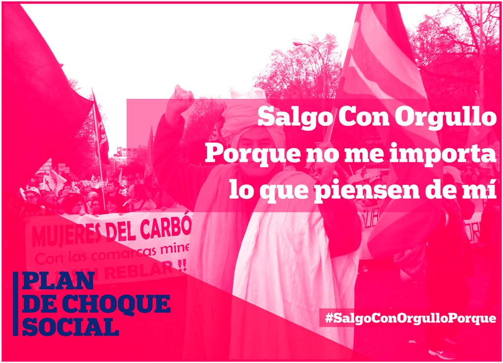 ChoqueSocialALM's tweet photo. #SalgoConOrgulloPorque no me importa lo que piensen de mí https://t.co/xLUrltKLq9