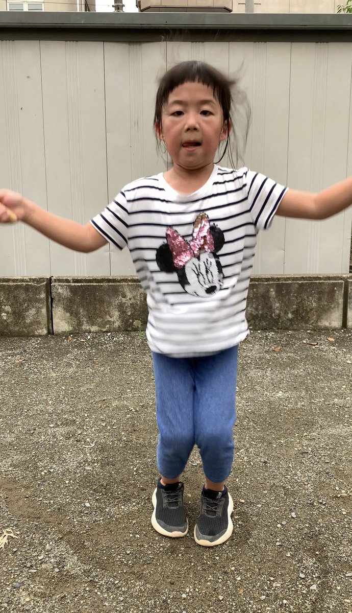 358man's tweet photo. 今日ねねが二重飛び出来る様になった👧 https://t.co/avyOMOPJPW