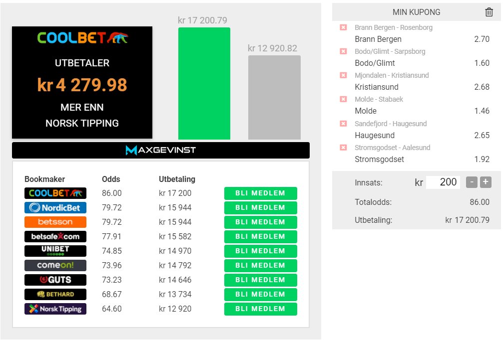 Oddshjelp's tweet image. En ny herlig dag med @eliteserien i vente.

Spillselskapene har gitt favorittstempel til @skbrann @Glimt @KristiansundBK @Molde_FK @FKHaugesund og @strmsgodset i kveld.

Hvor mange favoritter tror du innfrir?
#2fotball #ESNball #2fx