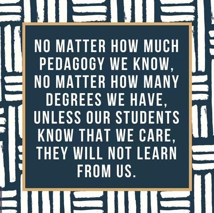 Children learn from those who care, respect and nurture them. It is all about building those key relationships. This will be so important for our August return. #teamholm will make this our priority. ❤