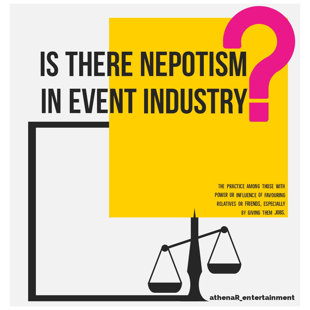 AthenarEnterta1's tweet photo. #NEPOTISM 
#Eventmanager https://t.co/92F6sCA9Ji