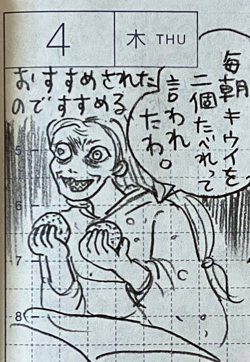 6月第一週の一コマ絵日記 1/2
#一コマ絵日記
#ほぼ日 