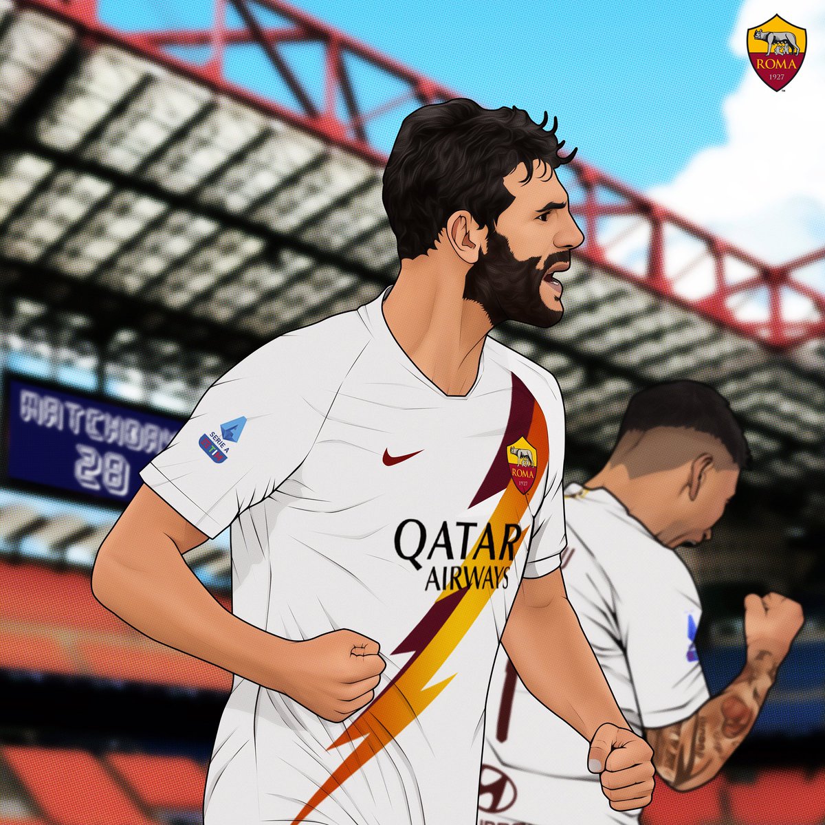 ⚡️ MATCHDAY ⚡️
 
🆚 AC Milan
🏟 San Siro
⏰ 22:15 WIB
 
DAJE! 🐺 #ASRoma #MilanRoma