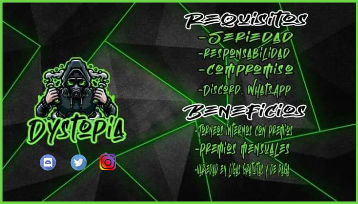 #CR | ¿Te interesa ser parte de nuestra historia ?

¡Esta es tu oportunidad!

Estamos en busca de consolidar nuestro roster de jugadores y miembros del staff, si te interesa envíanos MD 📩

#anewwaytobeamaster ☢️