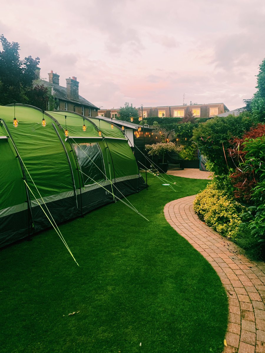 Set up for the weekend #GlastoAtHome 🕺🏻✌🏼🌈🤘🏼🏘⛺️  <a href="/glastonbury/">Glastonbury Festival</a> <a href="/bbcglasto/">BBC Glastonbury</a> @emilyeavis