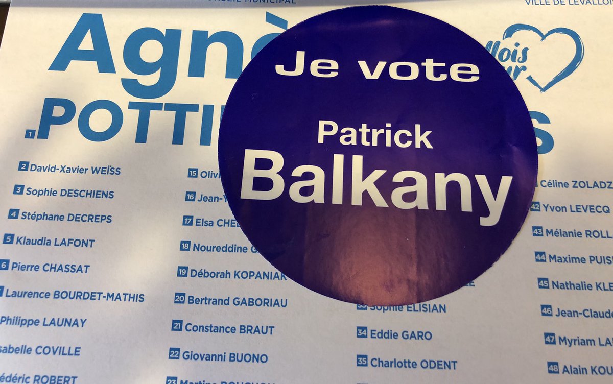 ❤️ VOTÉ ! 
Ai voté à Levallois, contrairement à tant "d'intervenants" sur les réseaux qui ne votent pas dans notre ville ! #Levallois #electionsMunicipales2020 #deuxiemetour