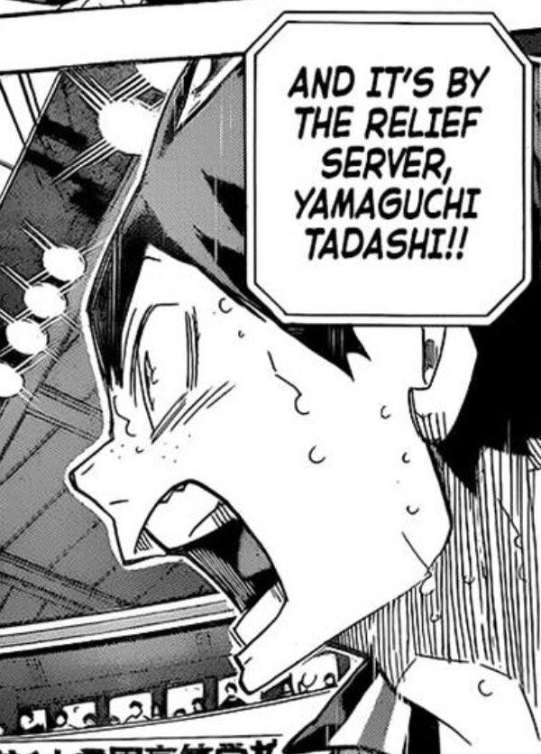 hi i know i talk about kenma a lot but i just wanted to take some time to talk about yamaguchi. my baby. my favourite string bean look at him i love him so much and 
