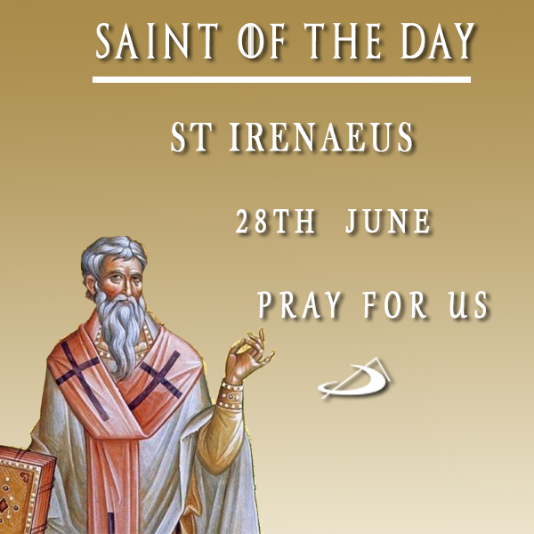 StPaulBooks's tweet photo. June 28 St Irenaeus Bishop Martyr
#SaintOftheday #Saints #Catholicchurch
Reflection: “When we come to the public service of God, we come as it were in a formidable body, to do violence to him, and to storm heaven by prayer; and this violence is most pleasing to God” (St Irenaeus) https://t.co/thInbZhYeI