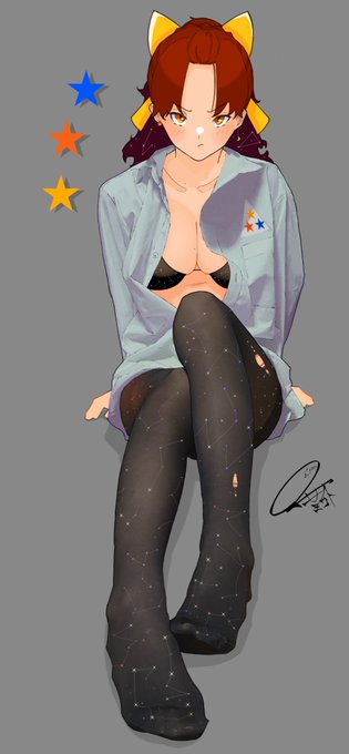 星空ストッキング 