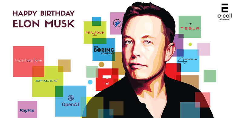  Happy birthday Mr Elon Musk. Love from India  