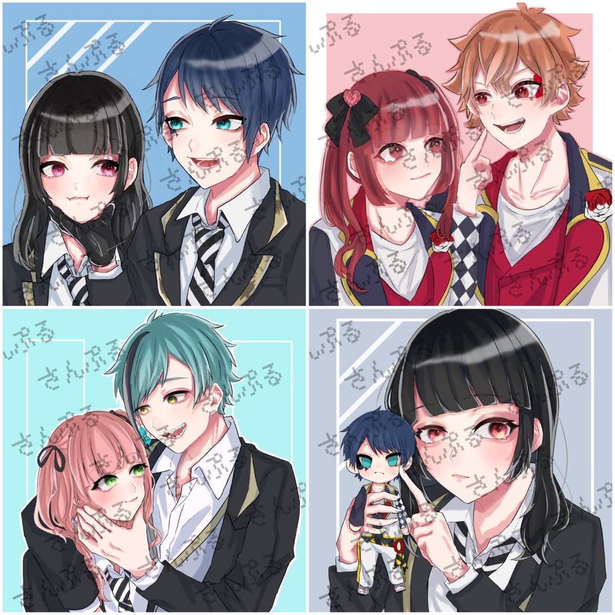 ゆら Twst限定夢絵企画 2枚目の画像をご覧いただいてからのご参加お願い致しますっ 夢絵企画 夢絵無償