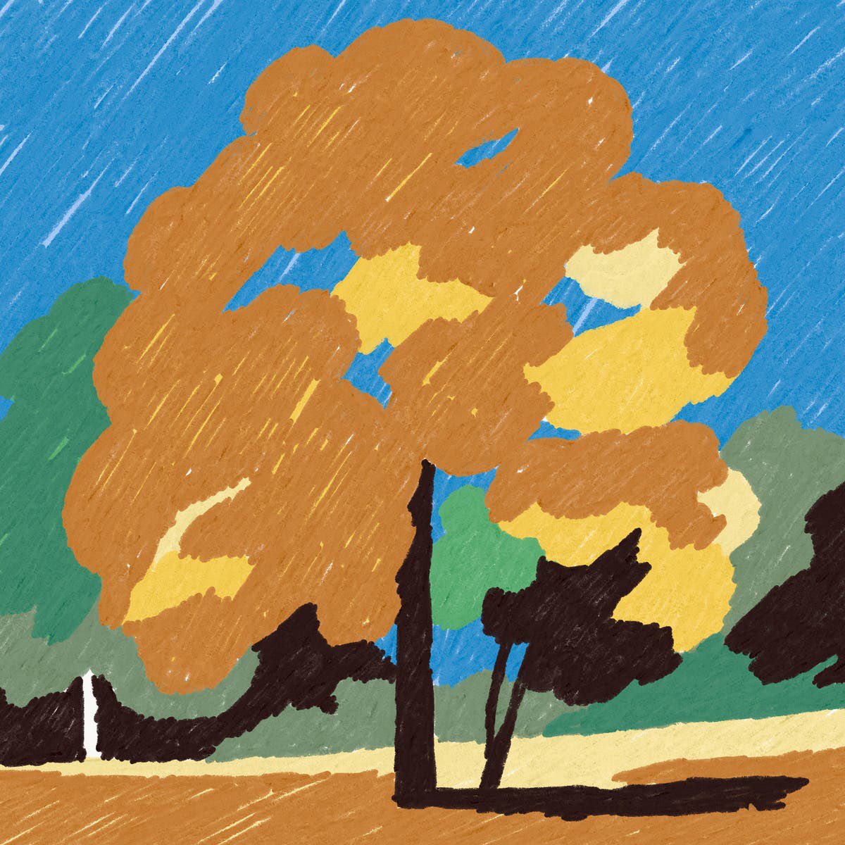 CTrounce's tweet photo. ‘I Was in Love With a Tree That Swallowed the Sky’ • It was such a pleasure to illustrate this beautiful story by Laura Hillenbrand in today’s NYTimes — https://t.co/zdvd4osjBE https://t.co/LYxVwMLCq0