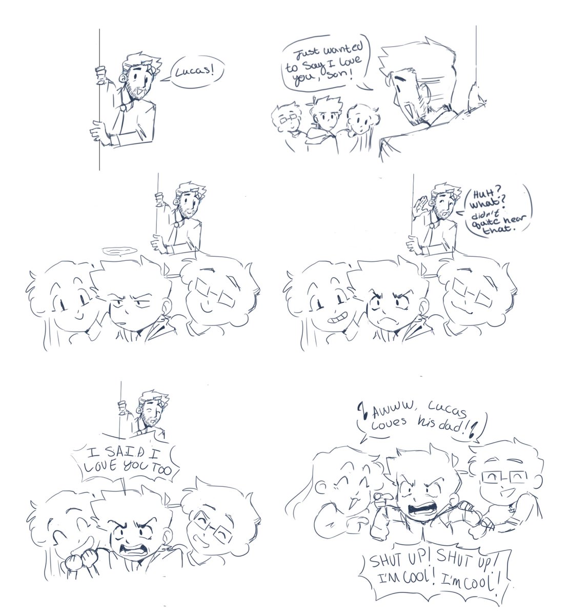 I guess since changing tpp from a webcomic to a profolio project, I just enjoy making really silly out of context sketch comics. A few favorites... 