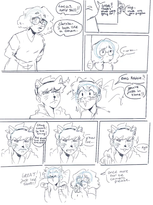 I guess since changing tpp from a webcomic to a profolio project, I just enjoy making really silly out of context sketch comics. A few favorites... 