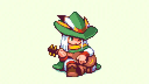 旅の吟遊詩人

#オリジナルキャラがんばる月間 #pixelart #ドット絵 