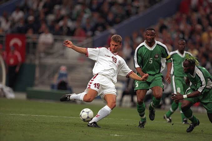 It will be recalled that the Danes led by Brian Laudrup and co went ahead just three minutes into the tie at the Stade de France and sailed into a four-goal lead, with Tijani Babangida’s strike proving to be consolation for the former African champions.