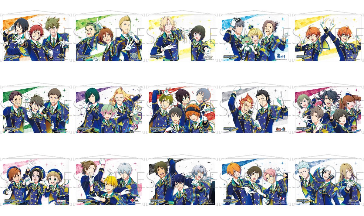 アイドルマスターsidemグッズ情報 V Twitter 予約受付中 アイドルマスター Sidem タペストリー 5周年 T Co Mqnsdmsju6 5周年衣装のイラストを使用したタペストリーです