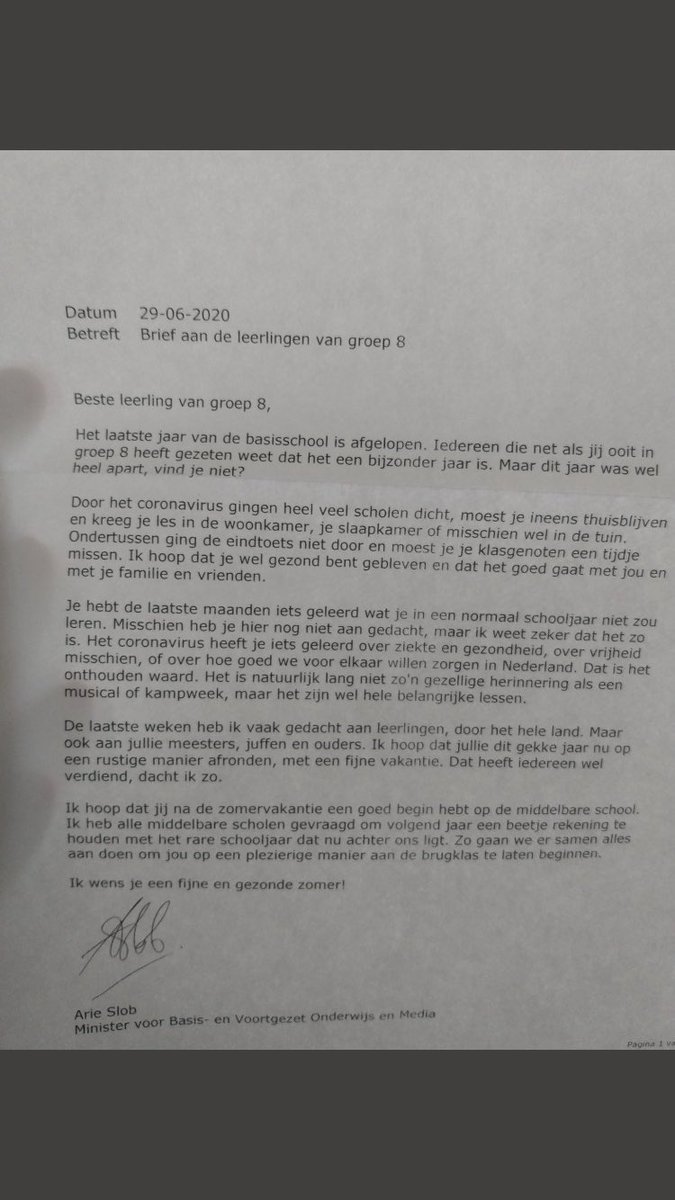 Alle kinderen van groep 8, jullie hebben je verder kunnen ontwikkelen in de afgelopen maanden🍀