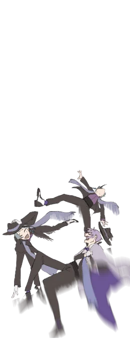 スワイプすると、どっかーーーーん!と飛んでいくオクタ寮の3人組

※4章ネタあり
#ツイステファンアート 