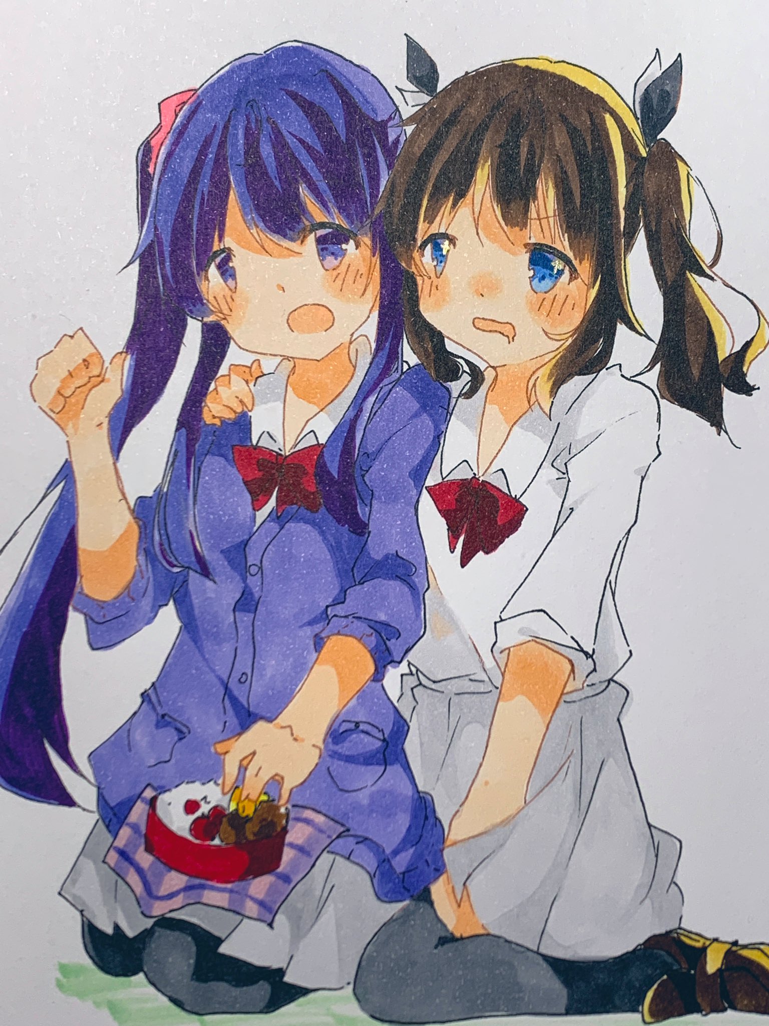 ももコリ 何年後かのよっしーとミアンちゃん イラスト好きと繋がりたい こわいもの係 角川つばさ文庫 T Co Xqefmqfel0 Twitter