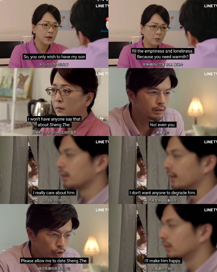 MAD RESPECT to Yi Jie for visiting Sheng Zhe's home and earning the blessing of his mother before officially dating him!Seriously where can you find a guy like that?! You could rarely find a man who has balls to face the consequences and take responsibility for their actions 