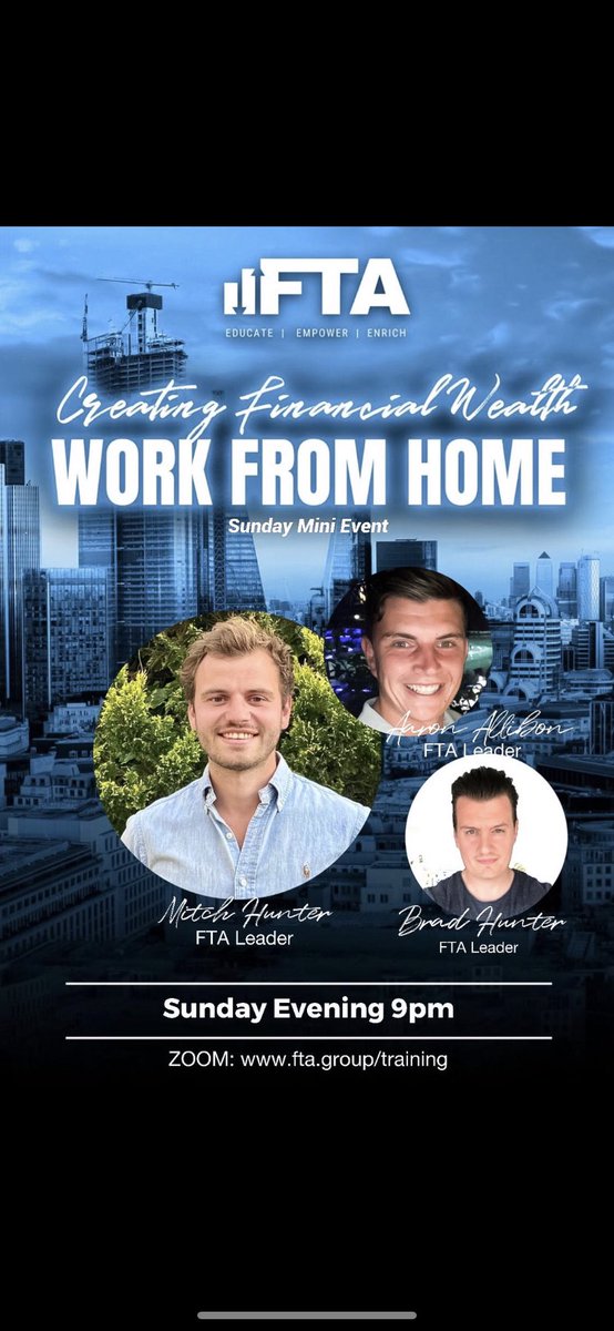 aaron_allibon's tweet photo. Zoom call tonight 9pm don’t miss out on this amazing opportunity, if anyone has any questions or wants any information please don’t hesitate to contact me 🔥 https://t.co/peKsUHXq46