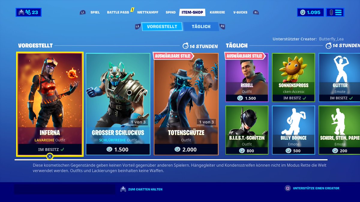 elsenboy1987's tweet photo. Item Shop von heute den 28.06.2020 . Der Fake "Renegade Raider"ist im Shop. Sieht mächtig aus. Ausserdem ist der "Grosser Schluckus"mit dem Erntewerkzeug "Doppelzapfer" und der Tarnung "Schlürf".Der "Todenschütze"ist mit seiner "Spektralsense" und der Lackierung"Welle des Todes." https://t.co/Df5NZ7XvoR