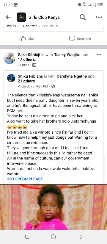 Unplugged - Center for Social Justice (@unpluggedke254) on Twitter photo This is still happening all over the country..😢😢
<a href="/AFGMBoard/">Anti-FGM Board Kenya</a>
<a href="/GMCEndFGM/">Frontline Ending FGM</a>
<a href="/equalitynow/">Equality Now</a>
<a href="/TonyMwebia/">#MenEndFGM</a>
@28TooMany
<a href="/yegonemmanuel_/">Yegon Emmanuel</a>
<a href="/UNFPAKen/">UNFPA Kenya</a>
<a href="/PJoe254/">PapaJoe254</a>
<a href="/GuardianEndFGM/">SupportGlobalMediaCampaign2#EndFGM</a>
<a href="/ENDFGM_Network/">End FGM European Network</a>
<a href="/PutAnEndToFGM/">PUT AN END TO FGM</a>
<a href="/kigikadimakatso/">Dima Katso</a>
<a href="/citizentvkenya/">Citizen TV Kenya</a>
@KTN_NEW5
<a href="/TheGirlGen/">The Girl Generation</a> This is still happening all over the country..😢😢
<a href="/AFGMBoard/">Anti-FGM Board Kenya</a>
<a href="/GMCEndFGM/">Frontline Ending FGM</a>
<a href="/equalitynow/">Equality Now</a>
<a href="/TonyMwebia/">#MenEndFGM</a>
@28TooMany
<a href="/yegonemmanuel_/">Yegon Emmanuel</a>
<a href="/UNFPAKen/">UNFPA Kenya</a>
<a href="/PJoe254/">PapaJoe254</a>
<a href="/GuardianEndFGM/">SupportGlobalMediaCampaign2#EndFGM</a>
<a href="/ENDFGM_Network/">End FGM European Network</a>
<a href="/PutAnEndToFGM/">PUT AN END TO FGM</a>
<a href="/kigikadimakatso/">Dima Katso</a>
<a href="/citizentvkenya/">Citizen TV Kenya</a>
@KTN_NEW5
<a href="/TheGirlGen/">The Girl Generation</a>