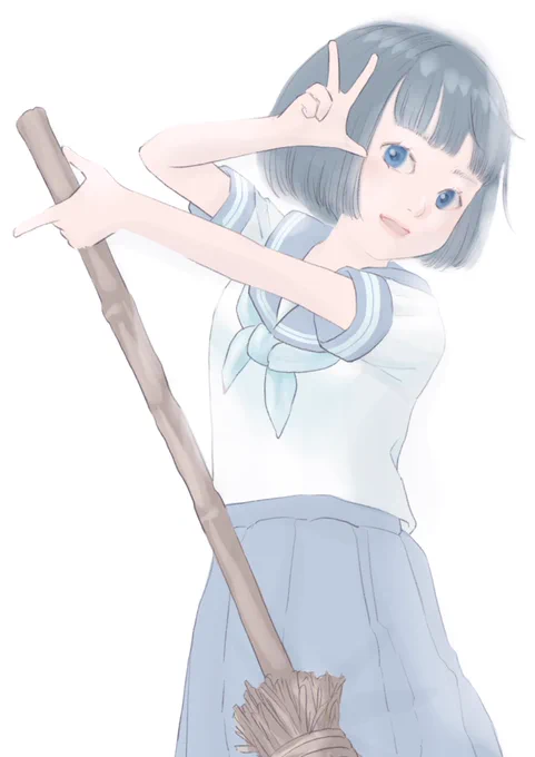 少し前upした子、
塗り込まない方がイイかも…と
迷ってた差分?

やっとあげる勇気出てきたので置いておきまs?

#イラスト  #AdobeFresco 