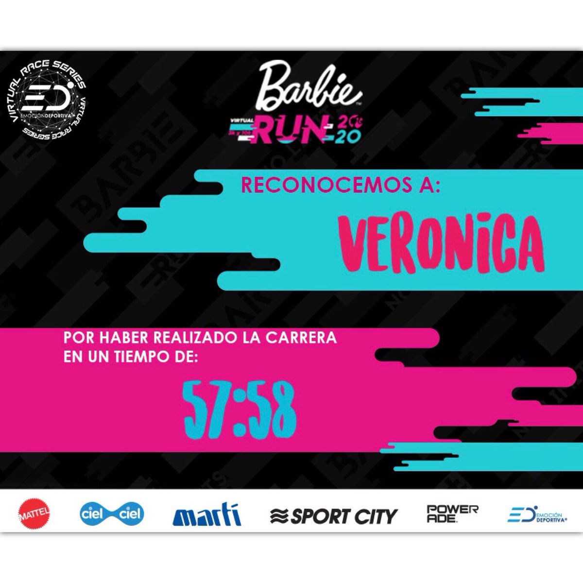 verorunner's tweet photo. Empezando en domingo con 10 kms en la #BarbieRunVirtual de @emocionD 🏃🏻♀️💓
Endorfinas ✅😅
¡Buenos Días! 🧇☕️
#CorreConEmoción
#BarbieRun2020 @LoveRunSmile @logrartusmetas @EntreRunners #CorrerEsMiPasion #corrermehaensenado #YoElegiCorrer https://t.co/QQOH6OKslG
