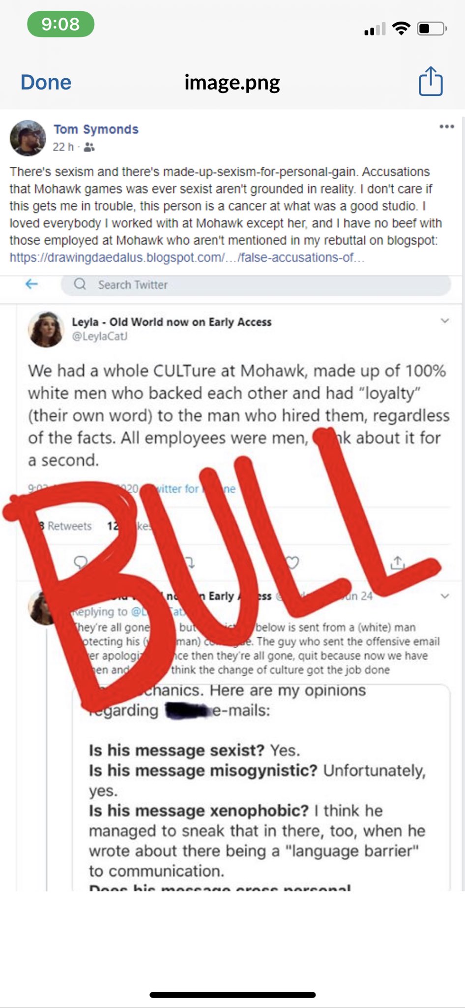 Leyla Wishlist Old World On Steam さんのツイート All That Rage Because I Tweeted About Male Silence I Originally Blacked Out His Name But He Went Public On Facebook Calling Out Bull To Actual Facts Mohawk Was 100 White Male The Picture I