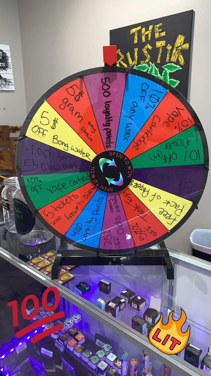 RustikThe's tweet image. Sunday FunDay at the Leaf! Stop in and spin the Wheel for many awesome deals!!