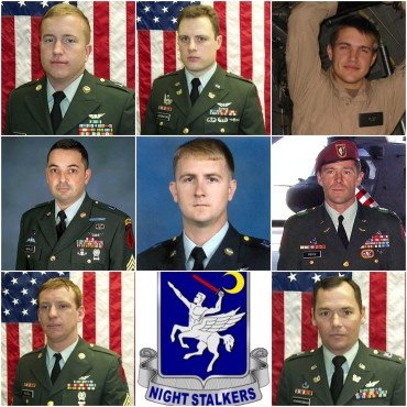 NEVER FORGET OPERATION RED WINGS

JUNE 28, 2005.

11 Navy SEALs. 
8 Army Night Stalkers.

#OperationRedWings #NeverForget #LLTB